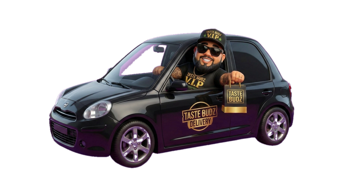 Taste Budz delivery driver on the way